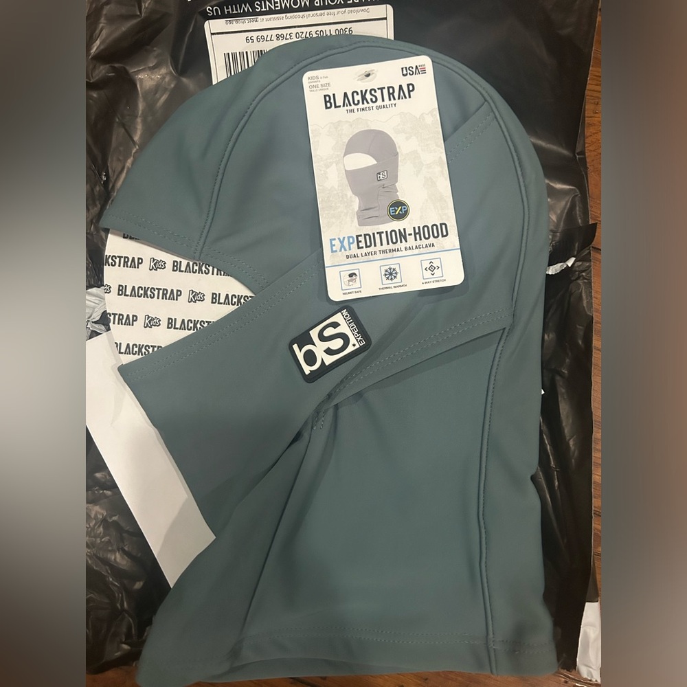 Blackstrap thermal balaclava kids expedition hood